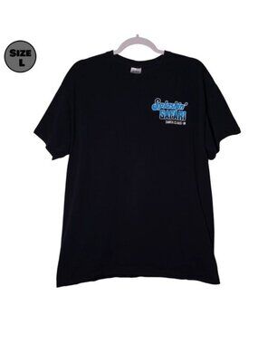 Splashin' Safari Staff USED Shirt (L, Holiday World, Santa Claus, Indiana)